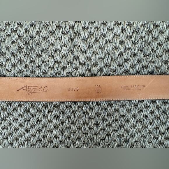 AS Bell ~ Italian Colorful Patchwork Leather Belt Men’s - Picture 5 of 9